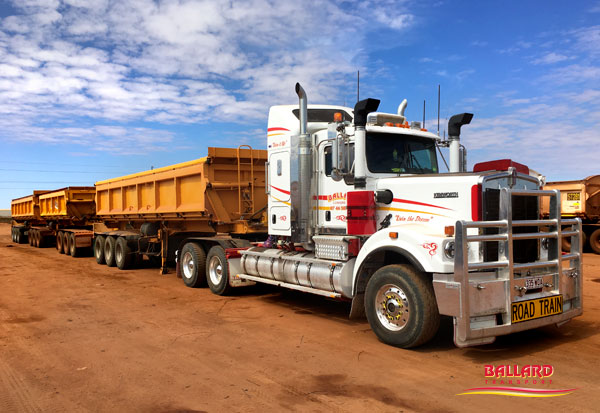 Triple Road Train Side Tippers Central Queensland
